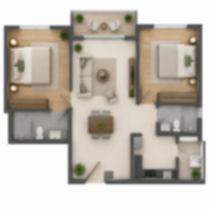 Newgen Bagalur 2 BHK · indicative floor plan Newgen Bagalur 2 BHK · indicative floor plan